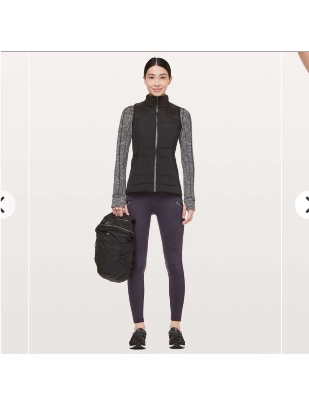 lululemon athletica toasty tech tight fleece lined leggings size 4 25 inch.